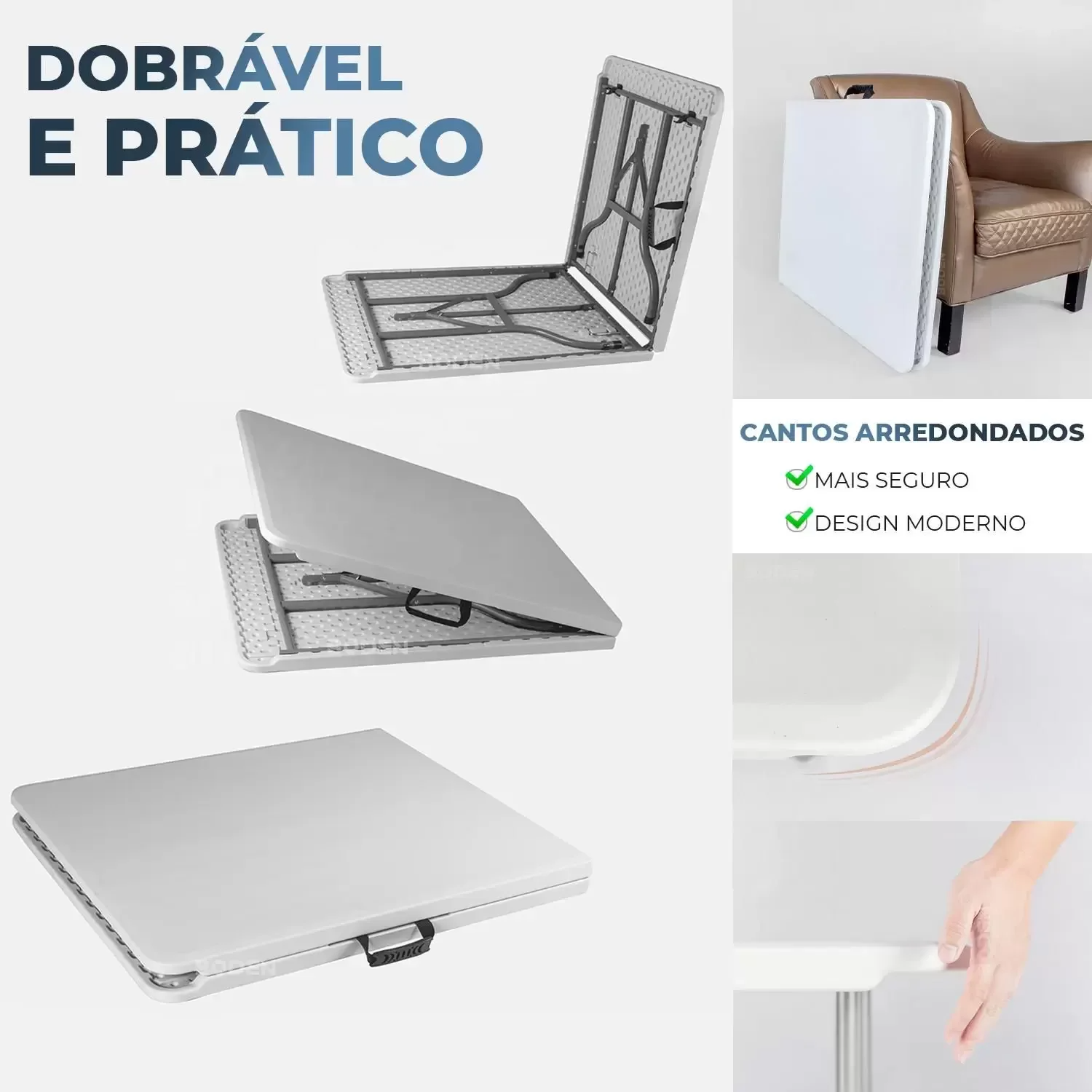 Mesa Dobrável Tipo Maleta